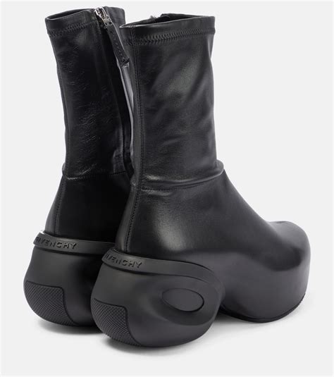 Shop Givenchy G Clog Leather Ankle Boots 